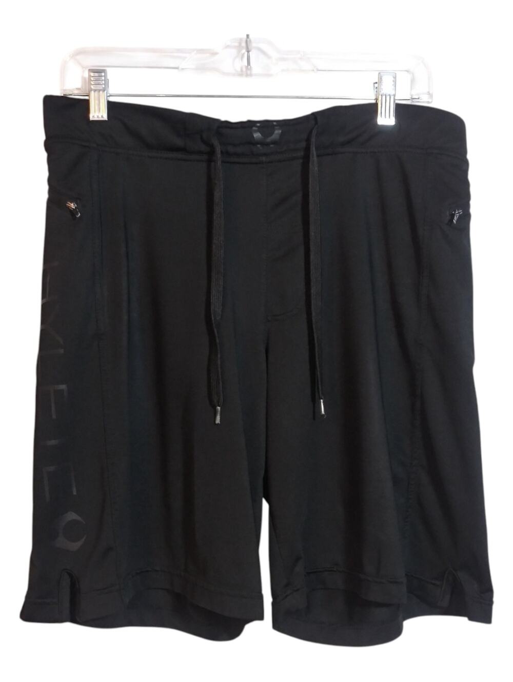 Hylete Above Knee Black Athletic Drawstring Training Shorts Size M